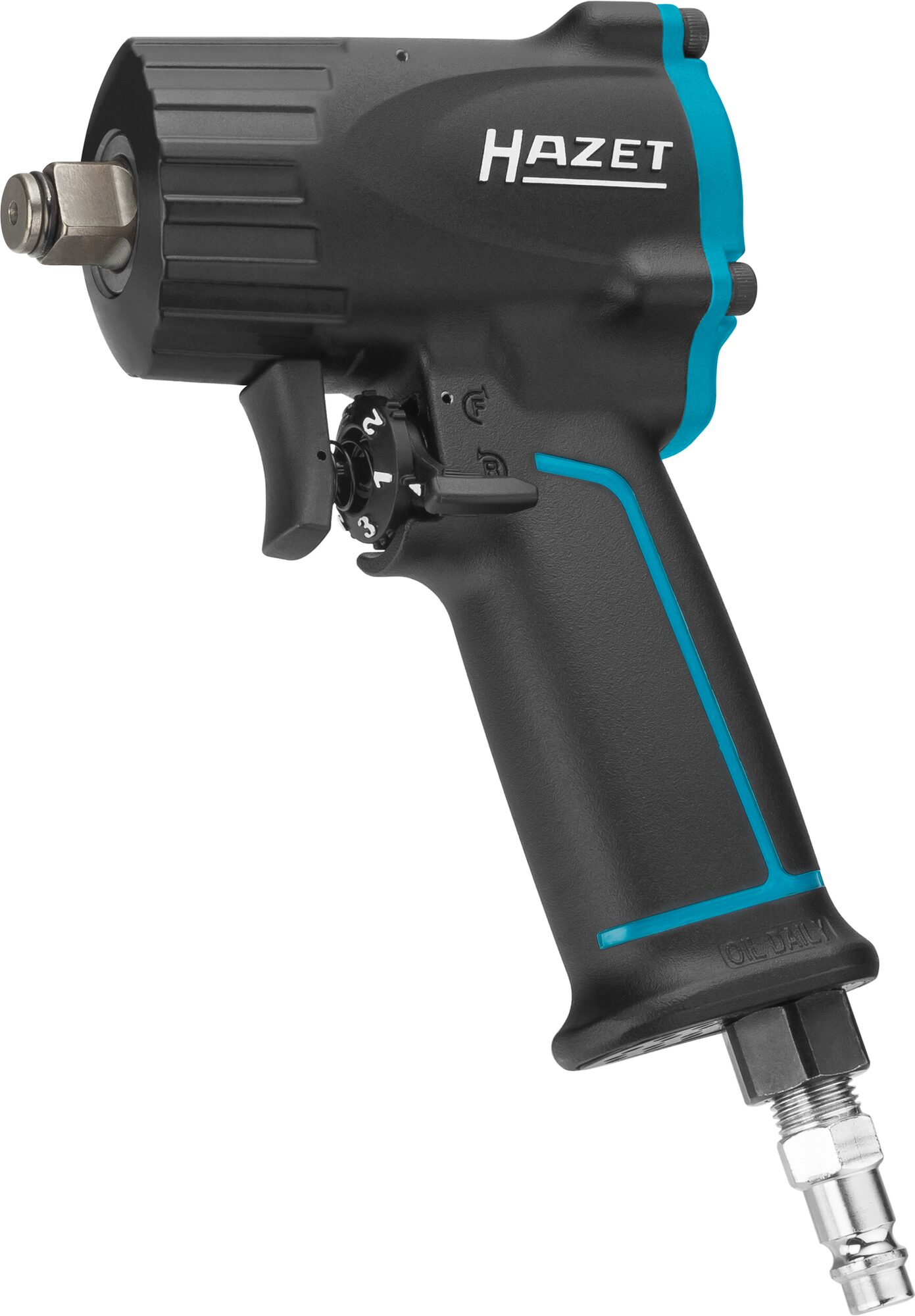 HAZET Schlagschrauber · extra kurz 9012M · Lösemoment maximal: 1100 Nm · Vierkant massiv 12,5 mm (1/2 Zoll) · Jumbo Hammer-Schlagwerk HAZET Schlagschrauber · extra kurz 9012M · Lösemoment maximal: 1100 Nm · Vierkant massiv 12,5 mm (1/2 Zoll) · Jumbo Hammer-Schlagwerk
