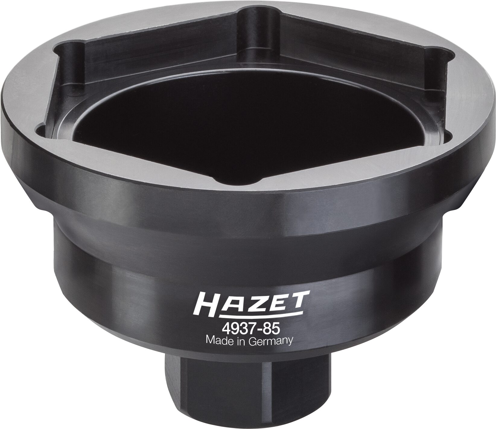 HAZET Nkw Achsmutter-Steckschlüssel 4937-85 · Außen Sechskant Profil · 85 mm