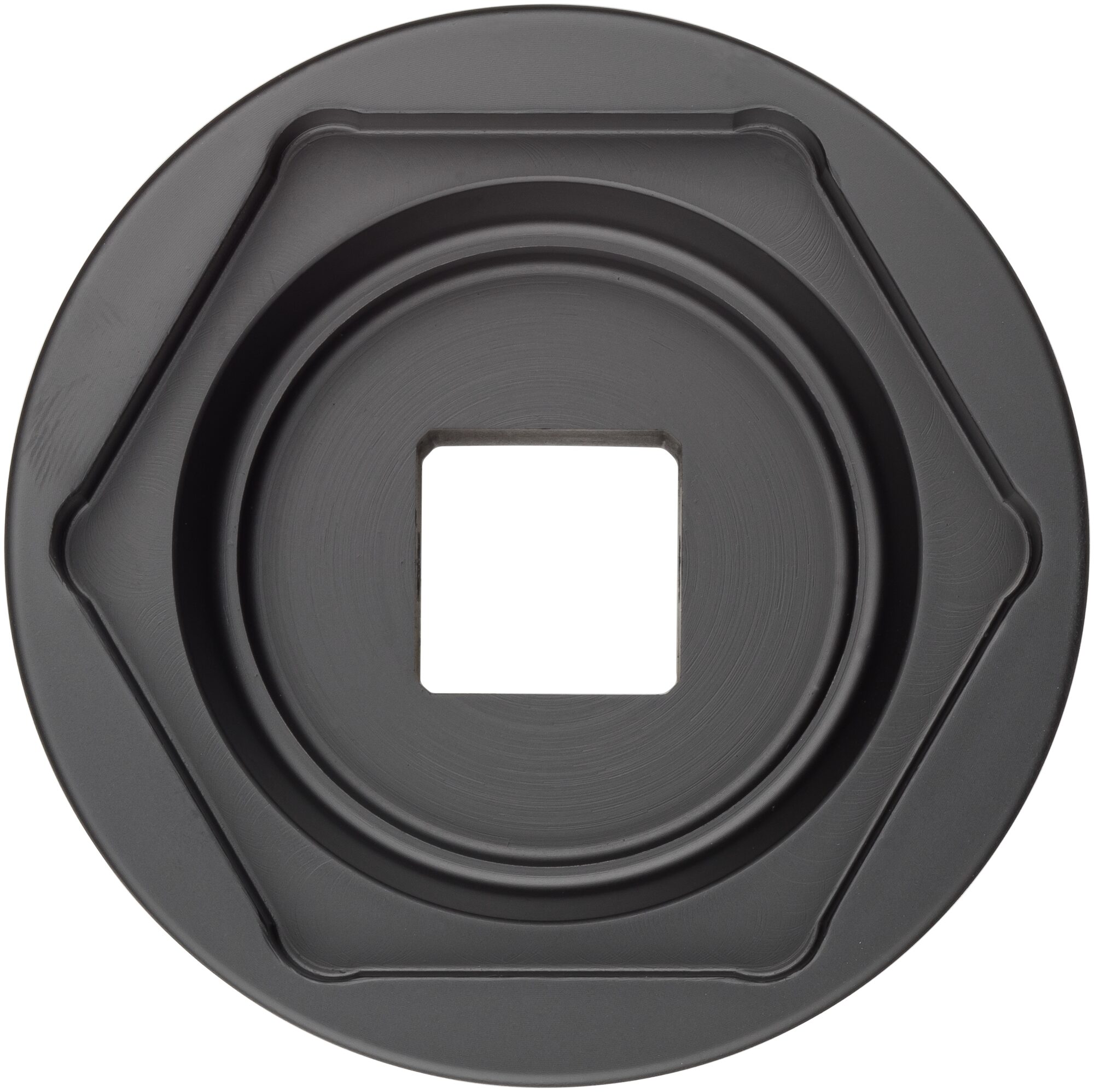 HAZET Nkw Achsmutter-Steckschlüssel 4937-S80 · Vierkant hohl 20 mm (3/4 Zoll) · Außen Sechskant Profil · 80 mm