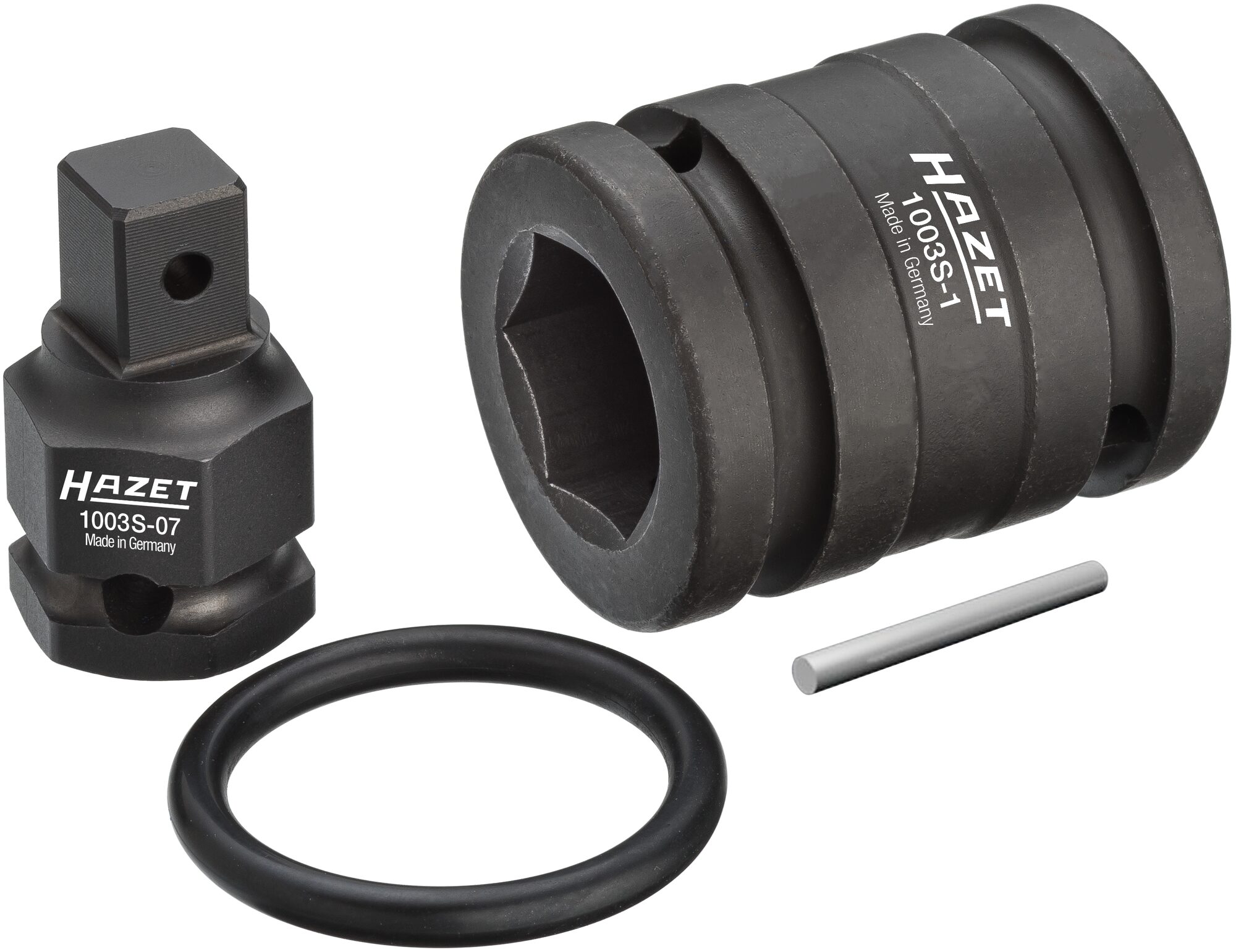 HAZET Adapter Reduzierstück 1007S-7/4 · Vierkant hohl 20 mm (3/4 Zoll) · Vierkant massiv 12,5 mm (1/2 Zoll)