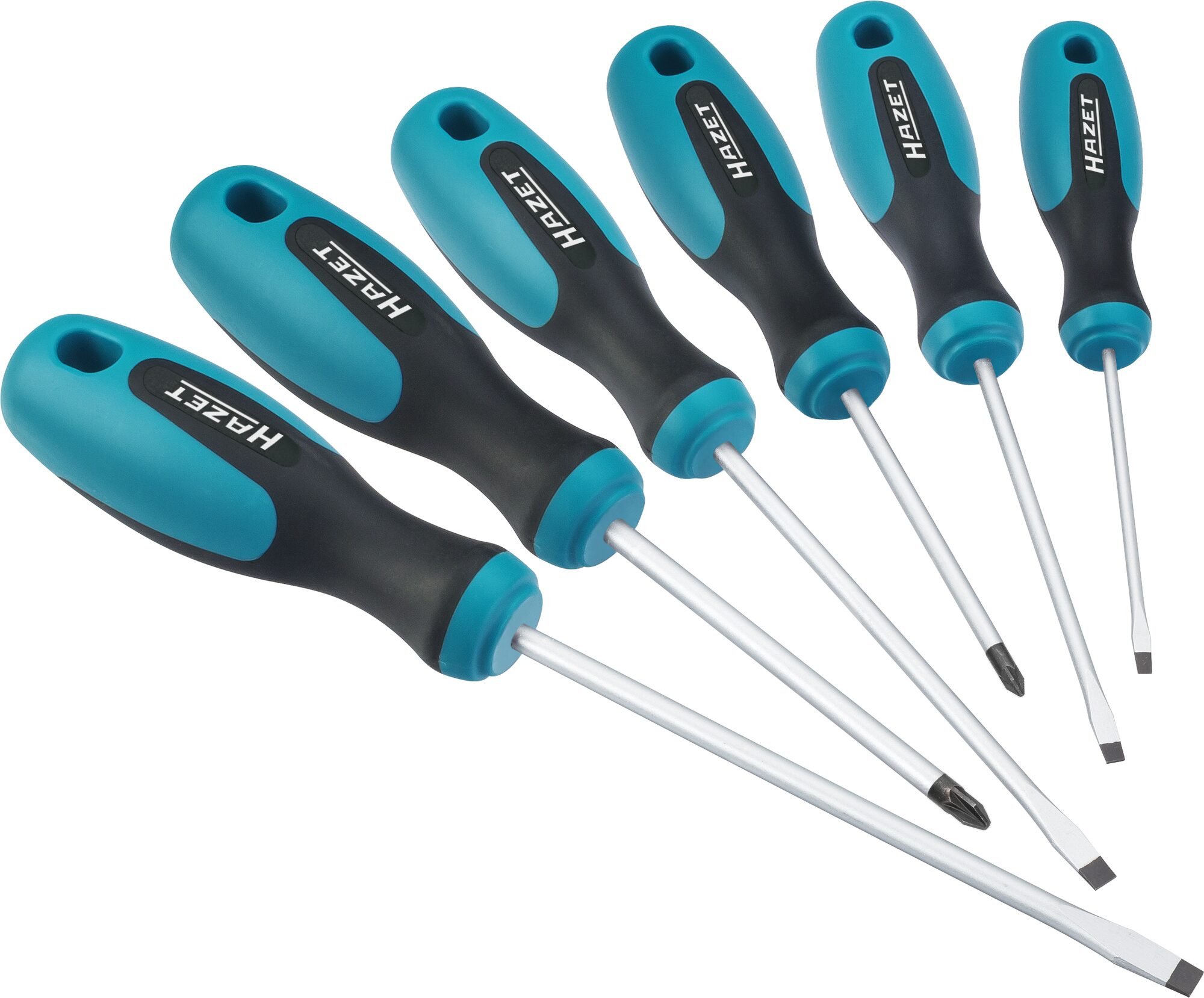 HAZET Schraubendreher Satz 810/6PZ · Schlitz Profil, Pozidriv Profil PZ · 0,5x3–1,2x6,5 · PZ1–PZ2 HAZET Schraubendreher Satz 810/6PZ · Schlitz Profil, Pozidriv Profil PZ · 0,5x3–1,2x6,5 · PZ1–PZ2