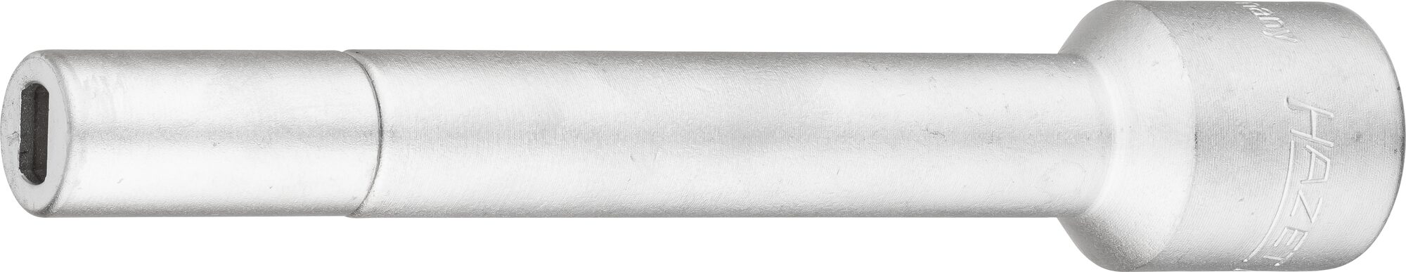 HAZET Verlängerung 4910-58 · Vierkant hohl 12,5 mm (1/2 Zoll) · Zapfenprofil hohl · für Zapfenprofil 5 x 8 mm