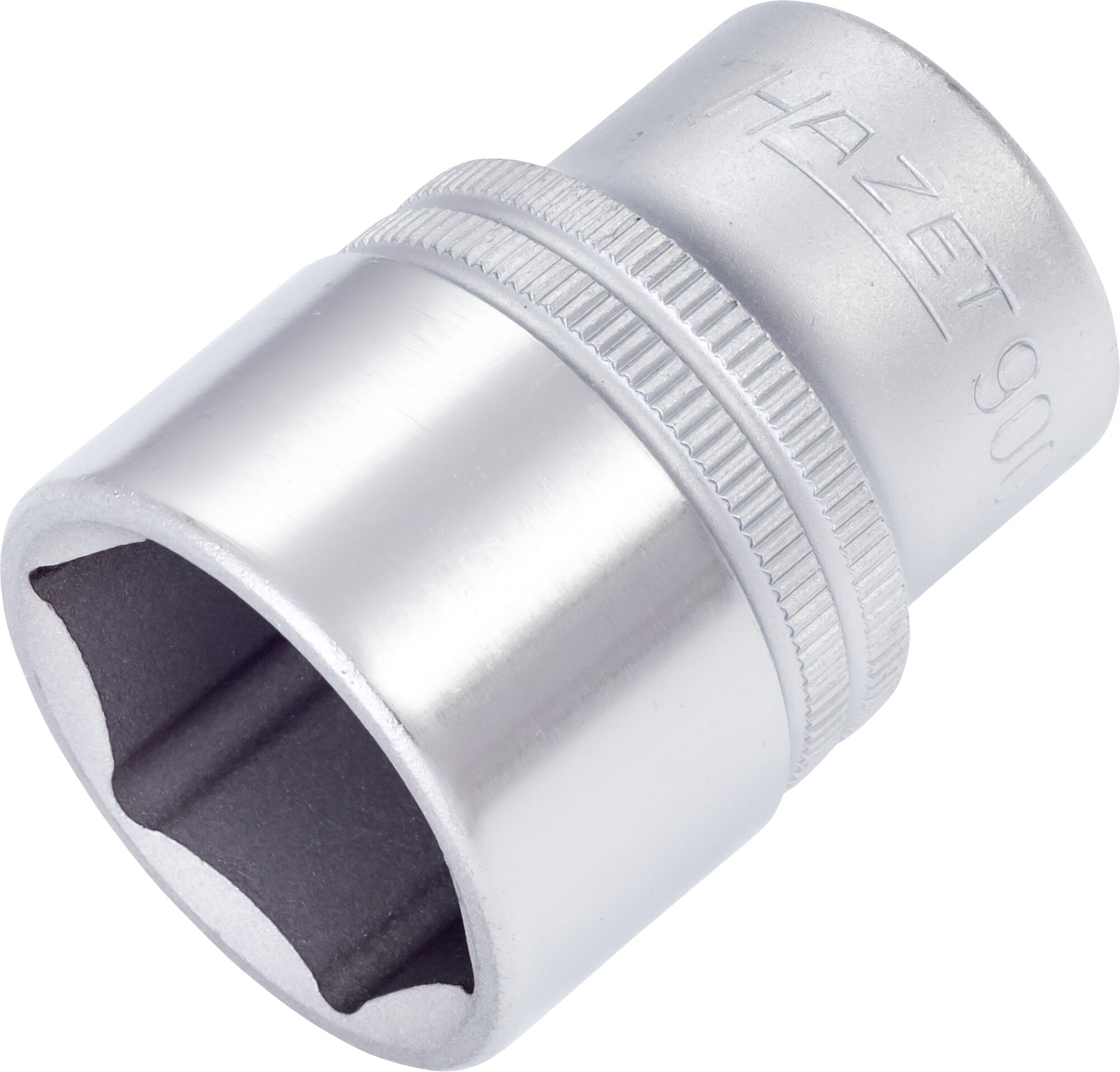 HAZET Steckschlüsseleinsatz · Sechskant 900-24 · Vierkant hohl 12,5 mm (1/2 Zoll) · Außen Sechskant-Tractionsprofil · 24 mm