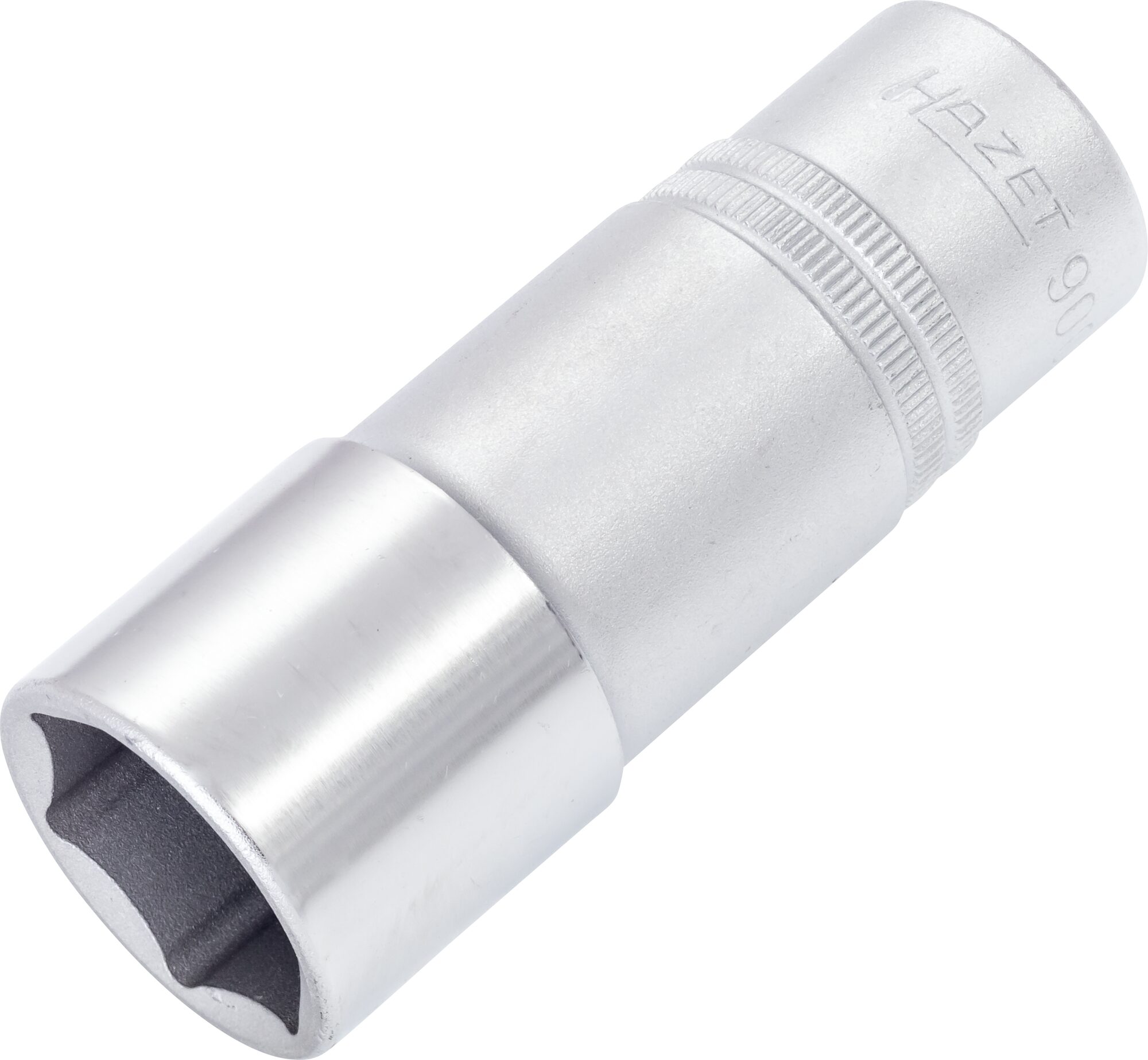 HAZET Steckschlüsseleinsatz · Sechskant 900LG-24 · Vierkant hohl 12,5 mm (1/2 Zoll) · Außen Sechskant-Tractionsprofil · 24 mm