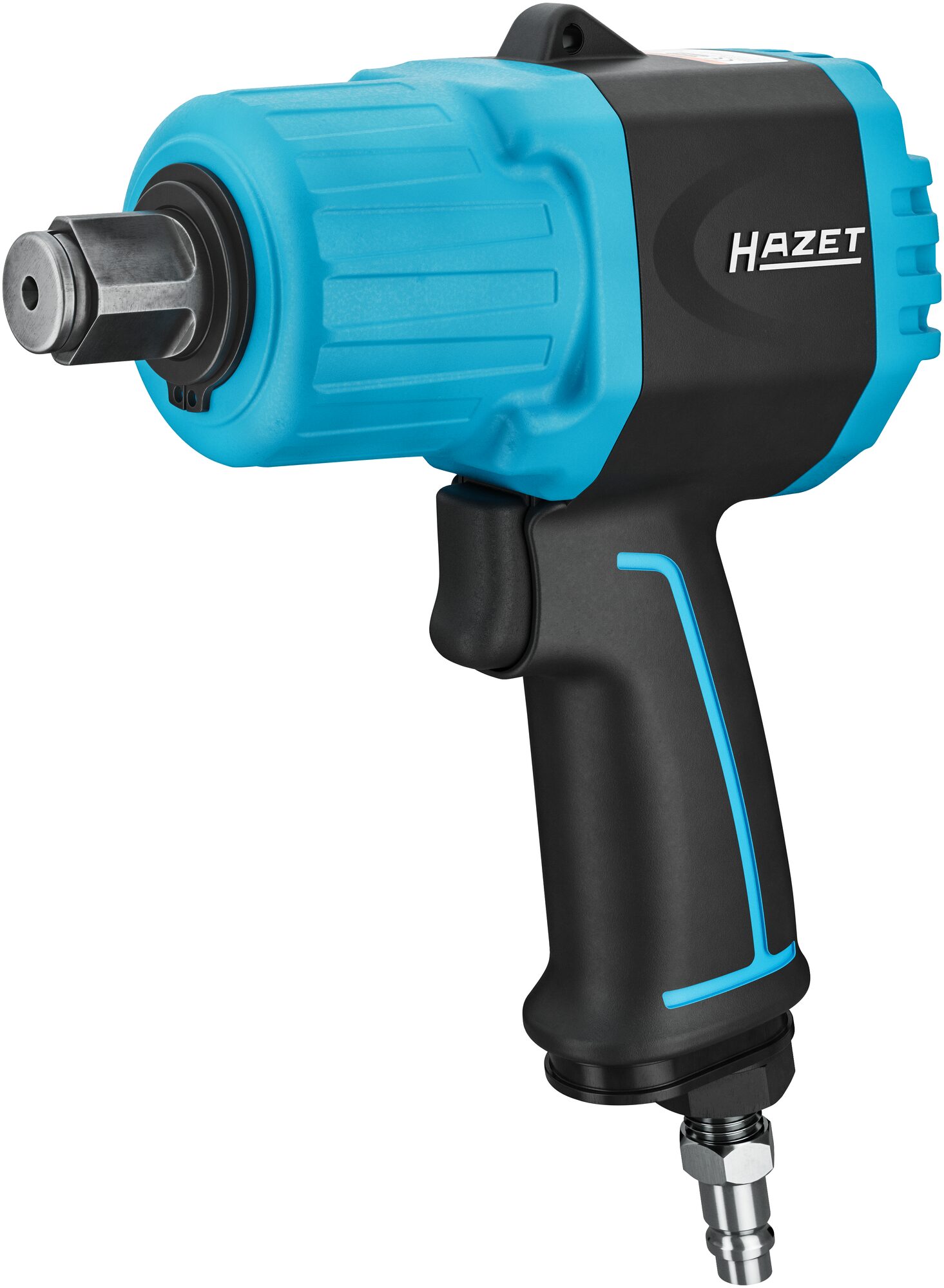 HAZET Twin Turbo Schlagschrauber 9013MTT · Lösemoment maximal [Nm]: 1890 Nm · 3/4 Zoll (20 mm) Vierkant massiv · Hochleistungs-Doppelhammer-Schlagwerk