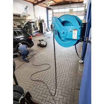 HAZET Schlauchaufroller · offen 9040OS-10 · 400 mm x 186 mm x 426 mm HAZET Schlauchaufroller · offen 9040OS-10 · 400 mm x 186 mm x 426 mm